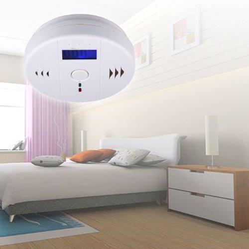 Generic Co Melder,Neu Kohlenmonoxid CO Alarm Melder Carbon Monoxide Detector Kohlenmonoxid Melder mit AA Batterie – LCD DISPLAY - 5