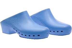 CALZURO Classic Senza Fori, Zoccoli Sanitari Donna Uomo in Gomma, Professionali CE Antistatici Autoclavabili Anatomici, Suola Antiscivolo SRC Antibatterica, Pantofole Donna, Scarpe Uomo