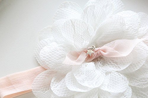 CIDBEST® Niedlich Blumen Baby Mädchen Kids Haarband /Stirnband Newborn Haarband Fotografie Haarband Nette Design weich und bequem Baby Stirnband Kopfband Blume Haarschmuck Neugeborenen Geschenk Kopfschmuck Kopf Blume Stirnband - 4
