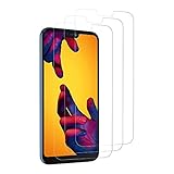 cristal p20 lite Incluye 3 PCS protectores de pantalla de vidrio templado, garantía de reemplazo de por vida Peloo accesible.