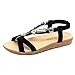 Produktbild Bohemia Sommer Sandalen Slipper Sandaletten Damen Sandalen Zehentrenner Gladiator Flach Flip Flop Casual Sommerschuhe Strand Offene Sandalen Gemütlich Zuhause Hausschuhe