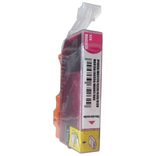 NM-Print 1 Rot Tinten Patrone Canon CLI-526M für Canon pixma ip4800 ip4850 ip4900 ip4950 mg5100 mg5150 mg5200 mg5250 mg5300 mg5350 mg6100 mg6150 mg6200 mg6250 mg8100 mg8150 mg8200 mg8250 ix6550 mx715 mx885 mx985 / kompatibel