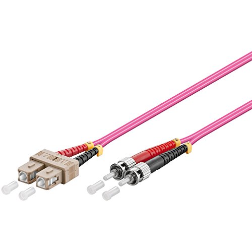 Preisvergleich Produktbild Goobay OM4 Duplex Patchkabel SC / ST 7,5m violett