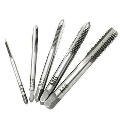 Gazechimp Jeu de 5pcs M3-M8Tarauds Métrique pour Traitement de Tôle Aluminium Inox