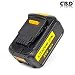 Produktbild CBD 20V 5.0Ah Dewalt 18V XR Lithium-ion Akku for dewalt DCB184 DCB184B-XJ DCB183 DCB183-XJ DCB182 DCB182-XJ DCB181 DCB181-XJ DCB185-XE DCB200 DCB201 DCB204-2 DCB205-2 with LED Indicator Light