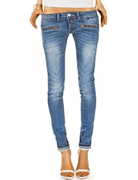 Bestyledberlin Damen Jeans Hosen, Hüftjeans j03i