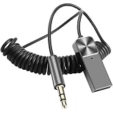 Apera MT06 Mikrofonlu Ara&ccedil; Bluetooth 5.1 Kiti Herhangi Bir Kulaklık AUX &Ccedil;ıkışını Kablosuz Bağlantı Yapar