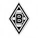 Produktbild Borussia Mönchengladbach Edelaufkleber "Raute" schwarz 12,5 x 20 cm VFL