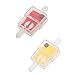MagiDeal Mini Small Fuel Gas Filter For Scooter Engine Fram Inline Yellow + Red RS.180.00