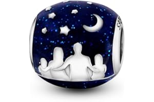 Symretie Colgante de plata 925 para pulseras o collares, compatible con diseños Pandora y europeos. Adecuado para mujeres y niñas.Y1