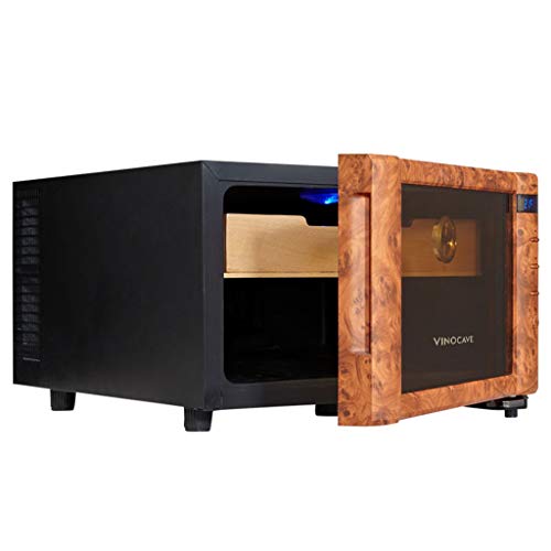 Preisvergleich Produktbild Thermoelektrischer Zigarrenkühler - Zigarren-Humidor - Intelligenter elektronischer Dual-Core-Thermostat-Chip - LED-Bildschirm - Eingebauter Hygrometer