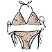 Produktbild Hipiyoled Women's Strappy Bikini Sets, German Shepherd Bone Pattern Beachwear for Women