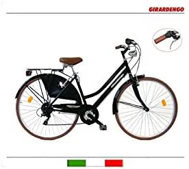 Bicicletta city bike Girardengo retrò 28 donna GMD28206C : Sport e tempo  libero