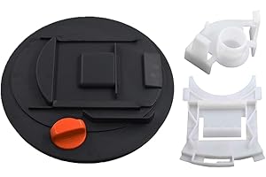 CANJPTON Compatible con Thetford C250 C260 SC250 / SC260 Mecanismo de depósito de residuos de repuesto hoja abierta para inodoro de Cassette 5072706