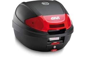 Givi E300N2 Monolock Topcase avec une Plaque, Noir Matt