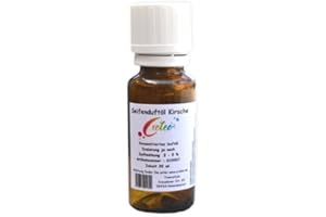 Creleo Seifenduftöl – Seifenduft Kirsche 20 ml zum Seifengiessen hochkonzentriert zum herstellen von Seifen Aller Art