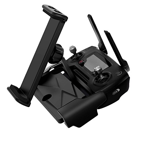Preisvergleich Produktbild ZEEY Aluminiumlegierung DJI Mavic Pro / Mavic Air / SPARK Fernbedienung drehbarer Halter für 4-12 Zoll Tablette Telefon Anti-Rutsch-faltbare Fernbedienung Tablet / Phone Mount Extender mit Umhängeband