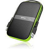 SP/Silicon Power Armor A60 2TB Military-grade Shockproof / Water-Resistant USB 3.0 2.5-inch Portable External Hard Drive for PC and Mac - Black (SP020TBPHDA60S3KEU)