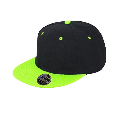 Result - Gorra/Visera Unisex Visera plana original 2 colores Modelo Bronx Core con cierre Snapback
