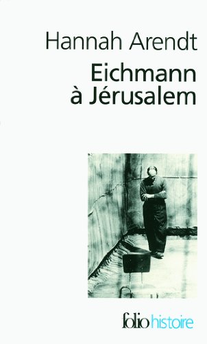 couverture de : Eichmann &agrave; J&eacute;rusalem