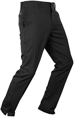 Callaway Golf Mens X Tech Trousers II Slim Fit Pant - Caviar - 30-34