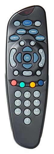 SKY HD, Telecomando Comprensivo di 2 Batterie Duracell, Funziona con il Decoder Sky HD e Televisione, Autentici SKY705