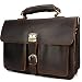 Produktbild QYEND Aktentasche aus Leder Herren Laptop Einkaufstasche Business Travel Aktentasche mit großer Kapazität Vintage Crossbody Multifunktionstasche,Black