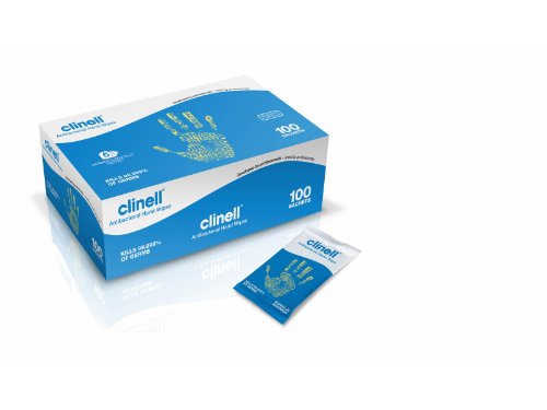 Clinell Antibacterial Hand Wipes 100 Wipes