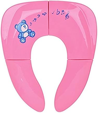 Foldable toilet seat for children/baby, Goldbeing portable travel potty seat, toilet trainer seat, toddler potty with a storage bag