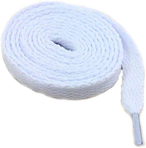 9mm Flat Shoe Laces 110cm Length Replacement Trainer Boot Sneaker - FREE UK POSTAGE