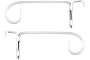 ‎IDEEN MIT HERZ Ideen mit Herz Deko Fenster- & Türhaken, Design 4, 15cm x 5,5cm x 3cm, weiß, 2 Stück