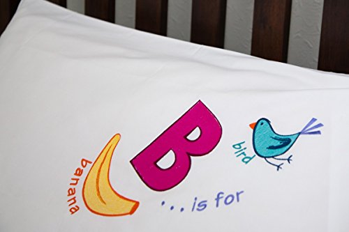 Kid's Embroidered Pillow Case