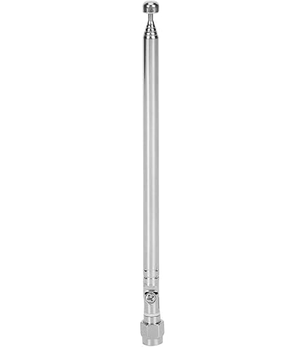 Antenne Télescopique SMA Mâle - 8 Sections, 73 Cm Déplié - Pour Radio FM/AM, TV, 2 Pièces