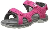Weitenverstellbar Jack Wolfskin Mädchen Acora Sport Sandalen, Rot (Azalea Red 2081), 29 EU