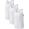 DAVID ARCHY Men's 3 Pack Micro Modal & Cotton Undershirts Soft Short Sleeve T-Shirts for Men
