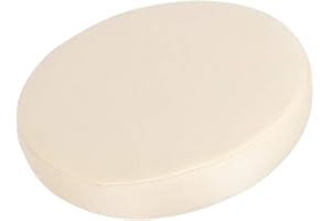 Fenteer Non-slip Bar Stool Cover Round Sleeve Band Height 10cm Home Fashions, Beige_33x10cm, as described
