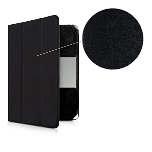 kwmobile Smart Cover Case für Apple MacBook Air 13″ (Modelle ab Mitte 2011) aus Kunstleder mit Aufstellfunktion in Schwarz - 8