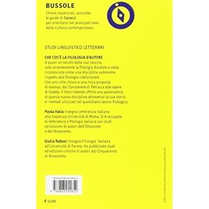 Che cos'è la filologia d'autore