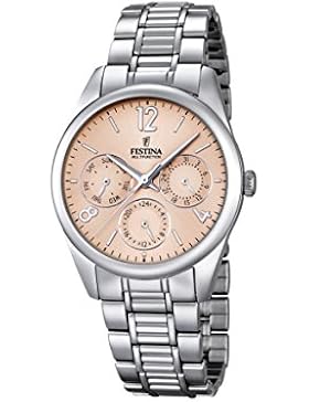 Festina Damen-Armbanduhr Analog Quarz Edelstahl F16869/3