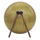 Hochwertiger Edelstahl, runde Form mit glatter Oberfläche und kann eine Vielzahl von Tönen erzeugen.