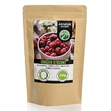 📍 HERMOSO SECADO SUAVE PARA UN PERFECTO GUSTO: Usamos este método suave al máximo. 42 grados porque garantiza que todos los ingredientes valiosos se conserven para su posterior consumo. Al mismo tiempo, mantiene los frutos, a pesar del secado, jugosos y frescos.