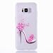 Produktbild Samsung Galaxy S8 Hülle, Chreey [Weiß Serie] Full Body Cover Bumper Case Weich TPU Silikon Handyhülle Kratzfeste Anti-Rutsch Matt Schutzhülle Backcover Tasche [Rosafarbene hohe Absätze]