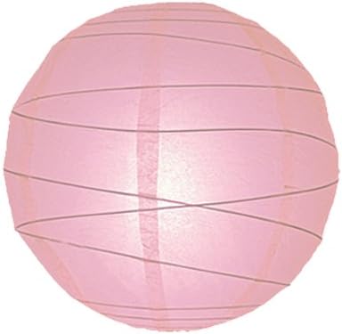 6816-P 40cm Pink Paper Lantern Pendant Shade