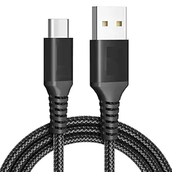 Fast Type C Fast Charging Cable Cord 5V/3A Data Cable for Xiaomi Mi 9 SE/Mi 9/ Redmi Note 7/ Mi Play/Mi Mix 3/ Mi 8 Pro/Mi 8 Lite/Poco phone F1/ Mi A2 (Mi 6X) All C-Type Phone (1 M Black)