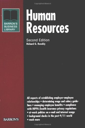 Preisvergleich Produktbild Human Resources (Barron's Business Library Series)