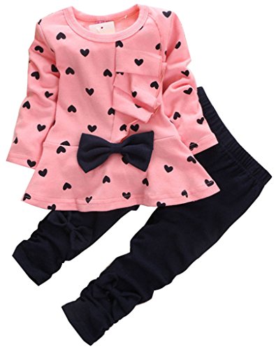 2PCS Baby Kids Outwear Pants Suit Outfit Clothes 2-5 Year FaLL Winter