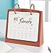 Produktbild JKHGJUH 2019 Desktop Calendar Home-Standkalender Zeitplan Kalender für Office (Rot)