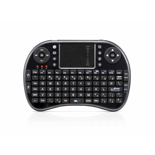 TeckNet® X331 Mini 2.4Ghz Wireless Schnurlos Kabellose Touch Tastatur (deutsches Tastaturlayout) mit Touchpad und Multimedia-Tasten für PC, Android TV und weitere - 2