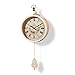 Produktbild Pajoma 41194 Wanduhr mit Pendel, aus Metall / Kunststoff, 48 cm
