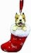 Produktbild ES Importe ORN221-26 Pit Bull Ornament Santas kleine Pals Christbaumkugel - 2er Pack